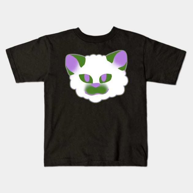 Genderqueer pride cat Kids T-Shirt by TangletallonMeow